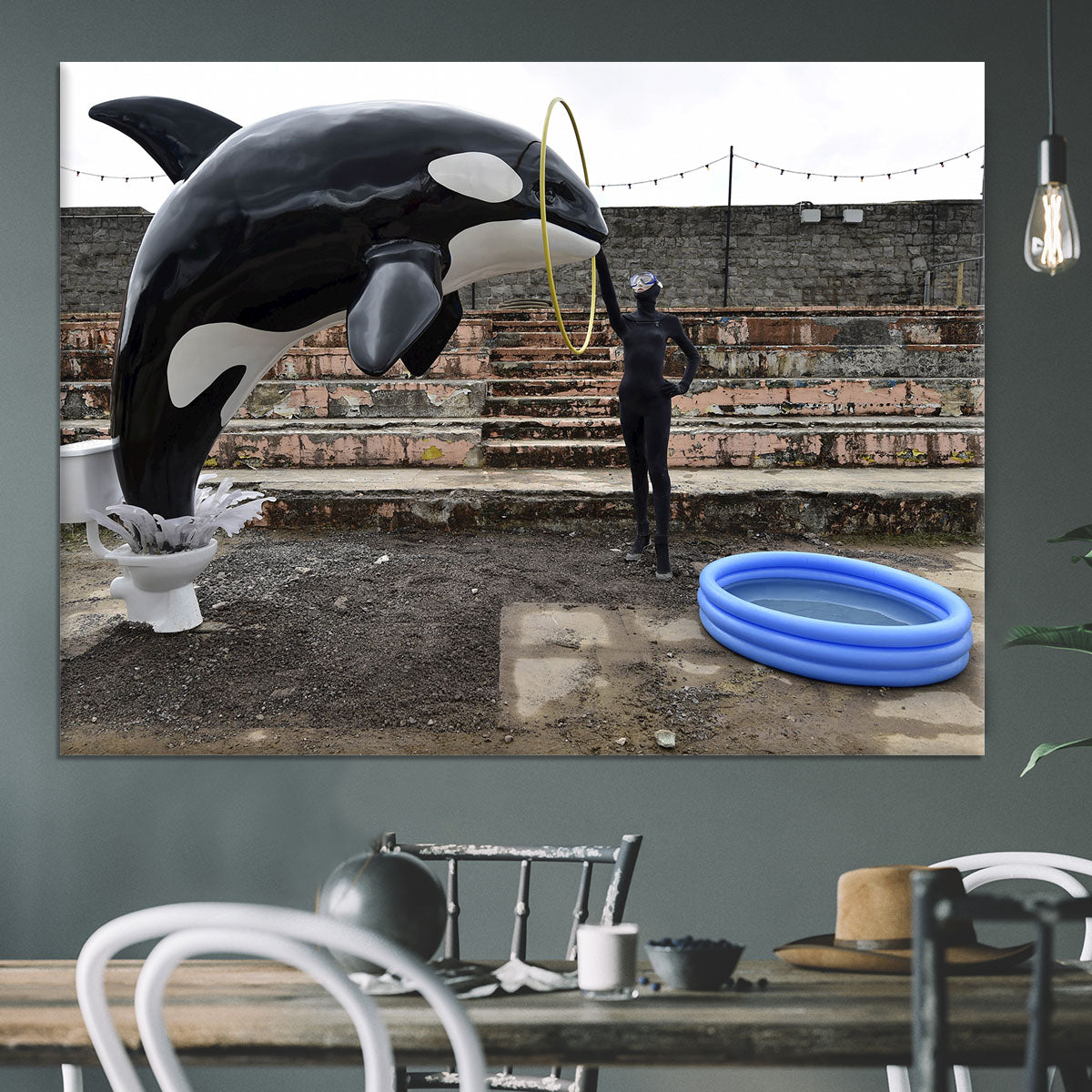 Banksy Seaworld Canvas Print or Poster - Canvas Art Rocks - 3