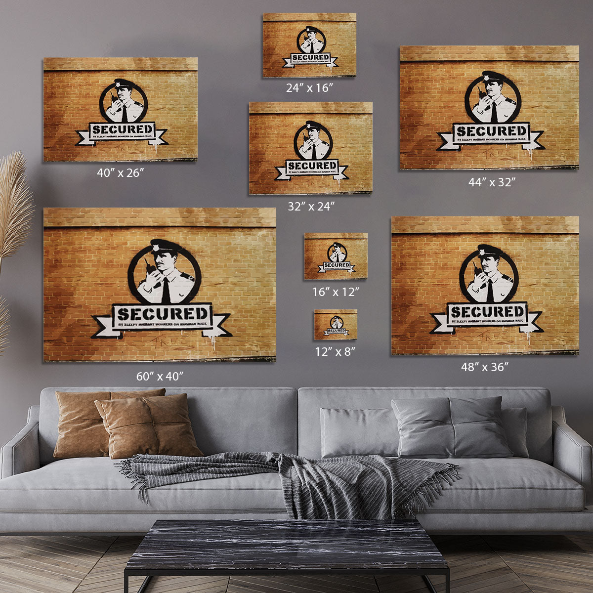 Banksy Secured Liverpool Canvas Print or Poster - Canvas Art Rocks - 7