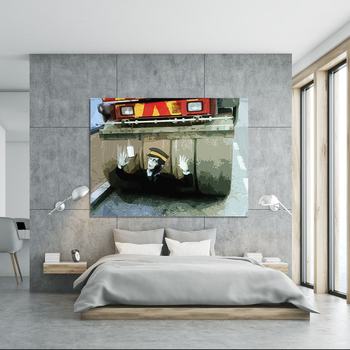 Banksy Steamroller Traffic Warden London Canvas Print or Poster - Canvas Art Rocks - 5
