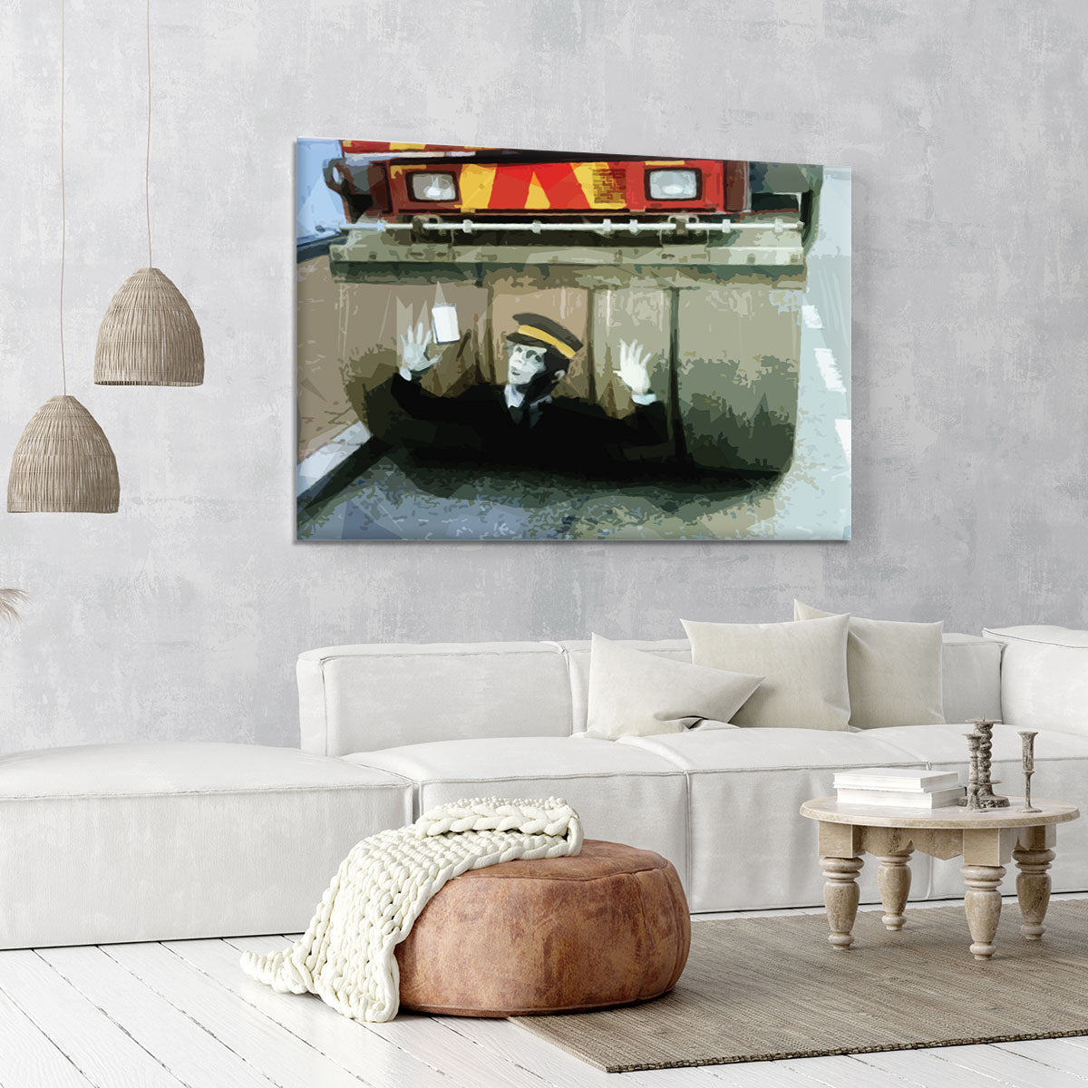 Banksy Steamroller Traffic Warden London Canvas Print or Poster - Canvas Art Rocks - 6