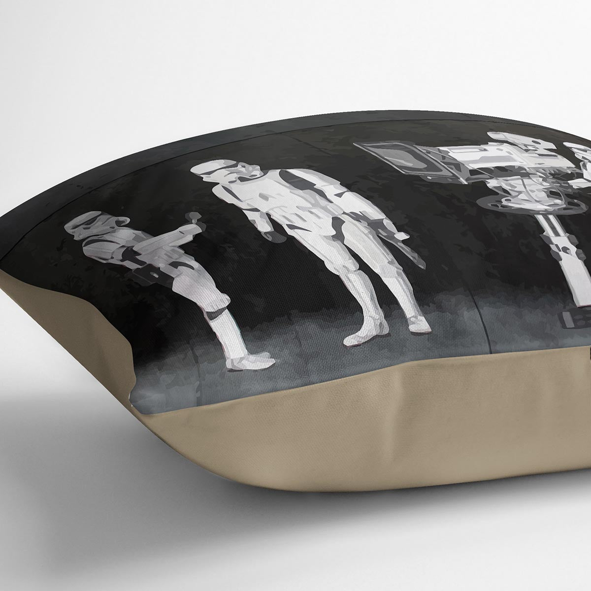 Banksy Stormtroopers Filming Oscars Cushion