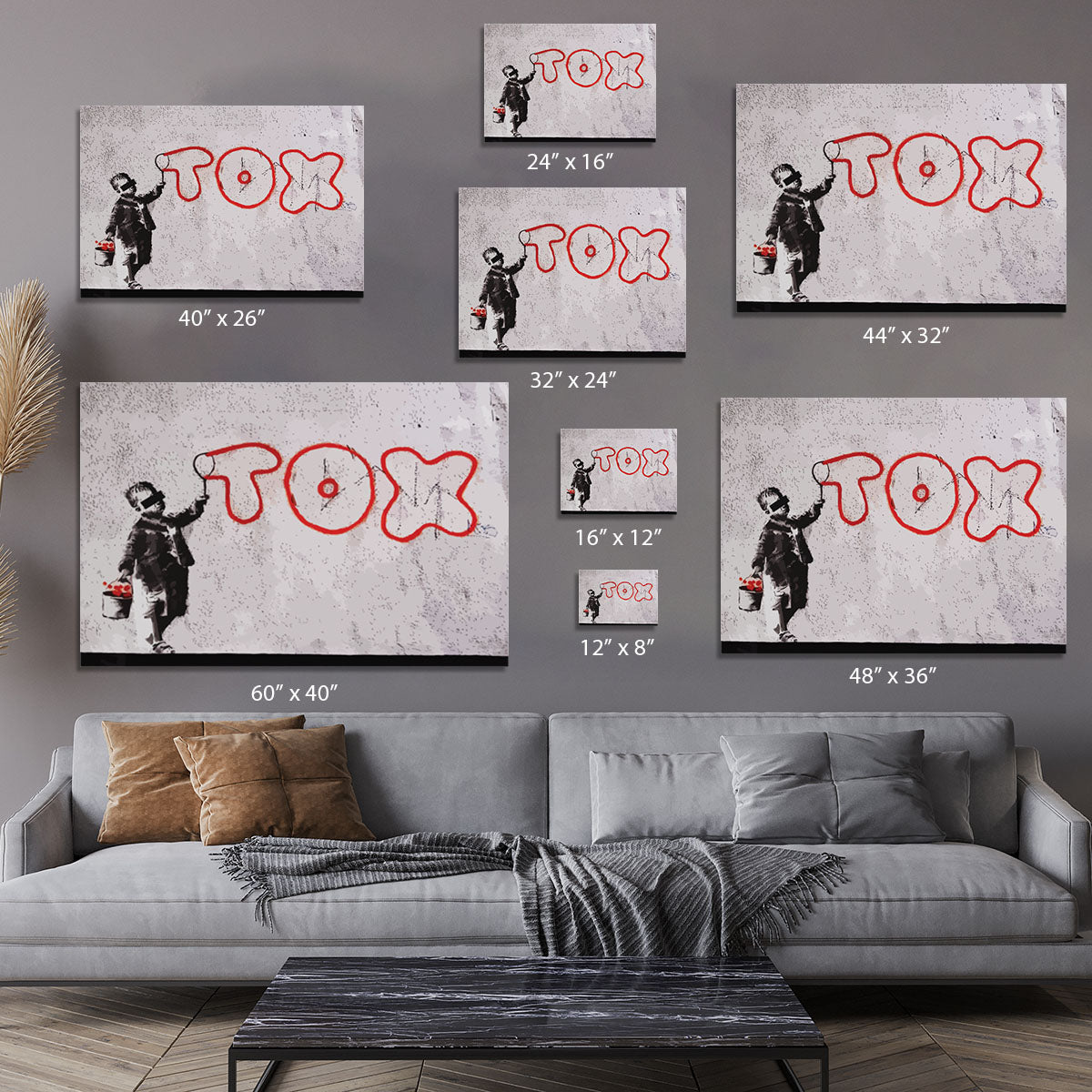 Banksy Tax Canvas Print or Poster - Canvas Art Rocks - 7