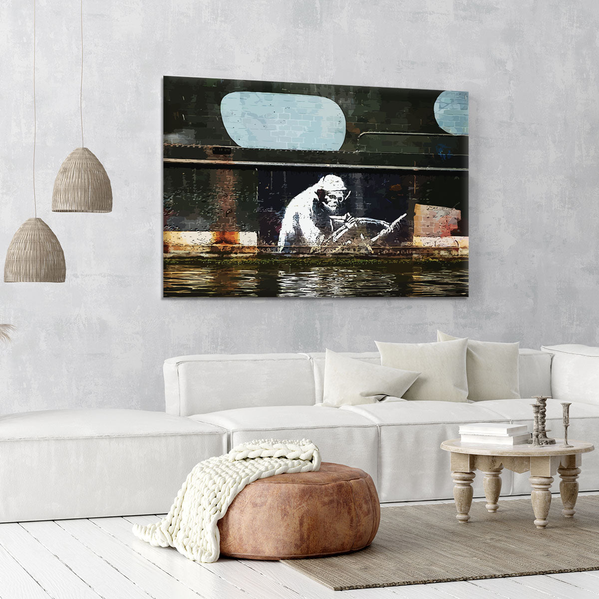 Banksy The Grim Reaper Bristol Canvas Print or Poster - Canvas Art Rocks - 6