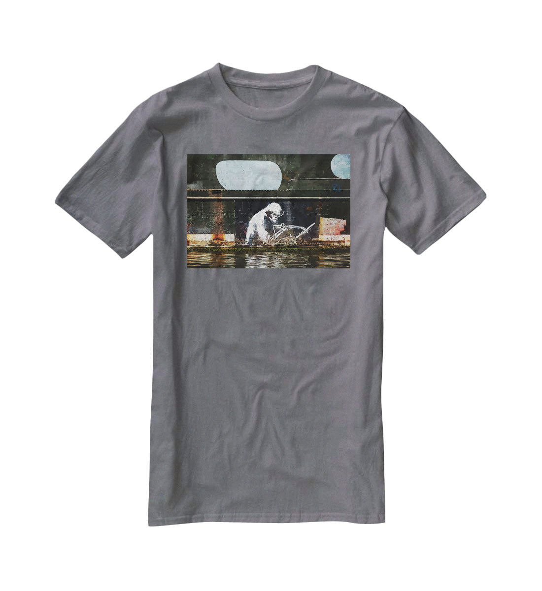 Banksy The Grim Reaper Bristol T-Shirt - Canvas Art Rocks - 3