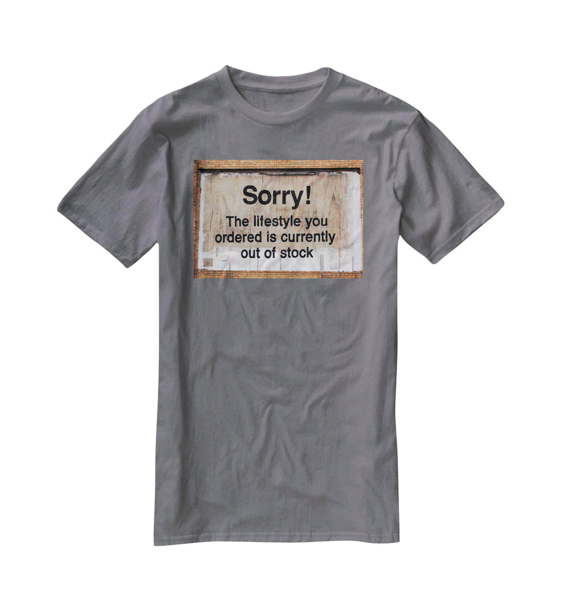 Banksy The Lifestyle You Ordered T-Shirt - Canvas Art Rocks - 3