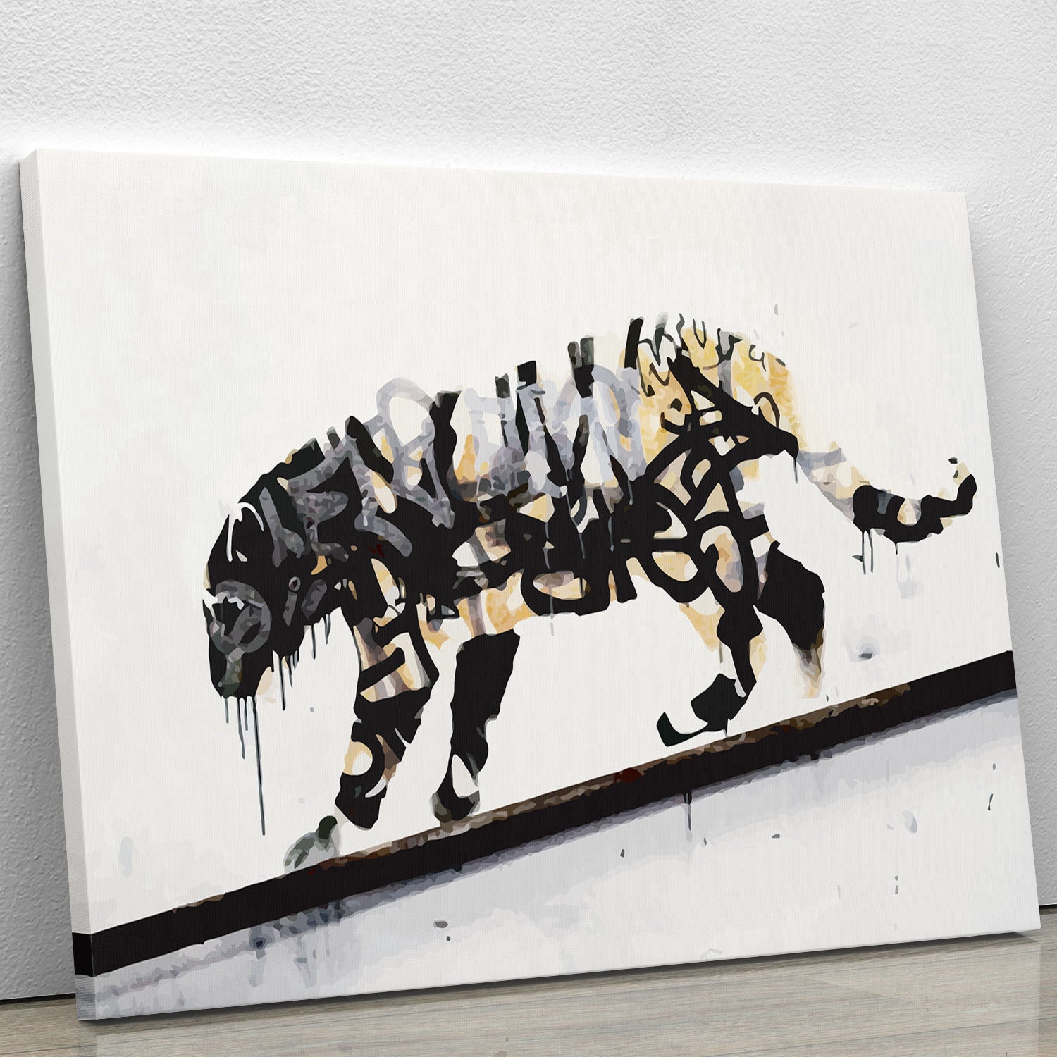 Banksy Tiger Canvas Print or Poster - Canvas Art Rocks - 1