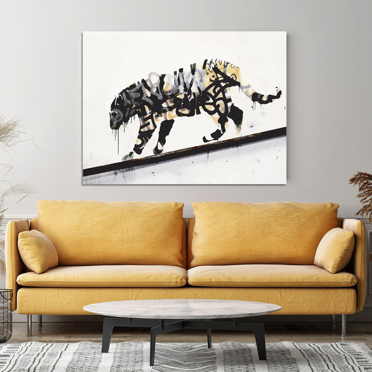 Banksy Tiger Canvas Print or Poster - Canvas Art Rocks - 4