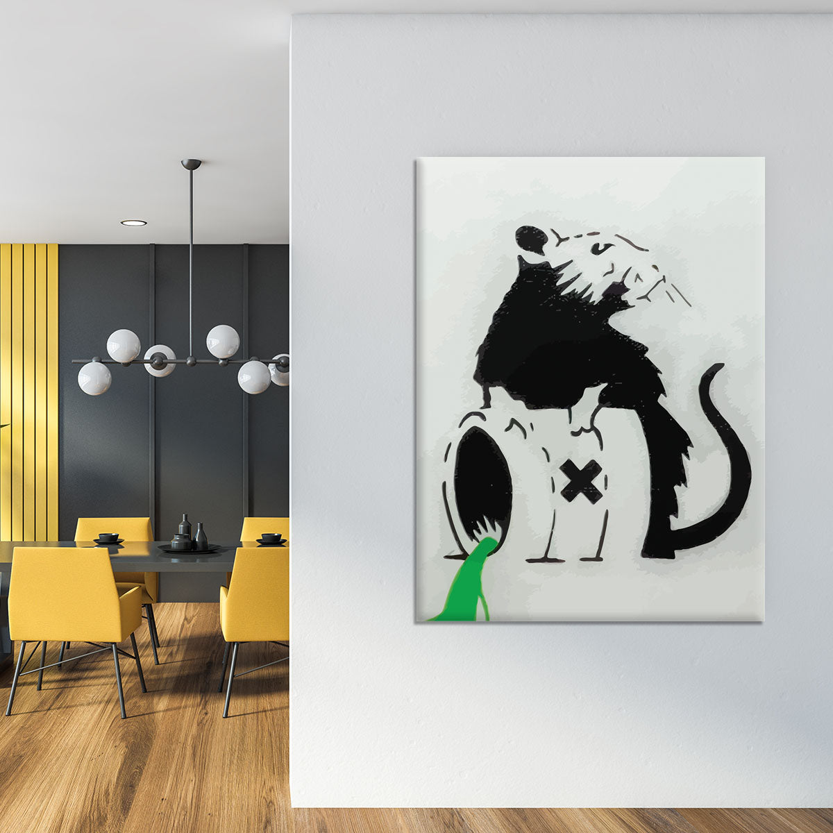 Banksy Toxic Rat Canvas Print or Poster - Canvas Art Rocks - 4