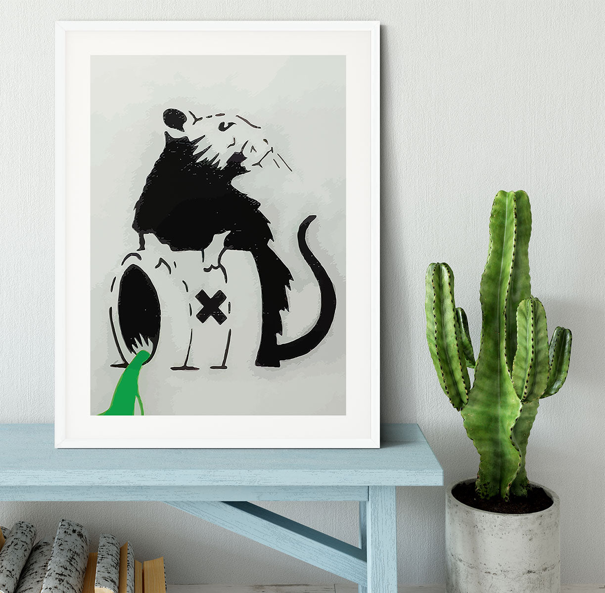 Banksy Toxic Rat Framed Print - Canvas Art Rocks - 5