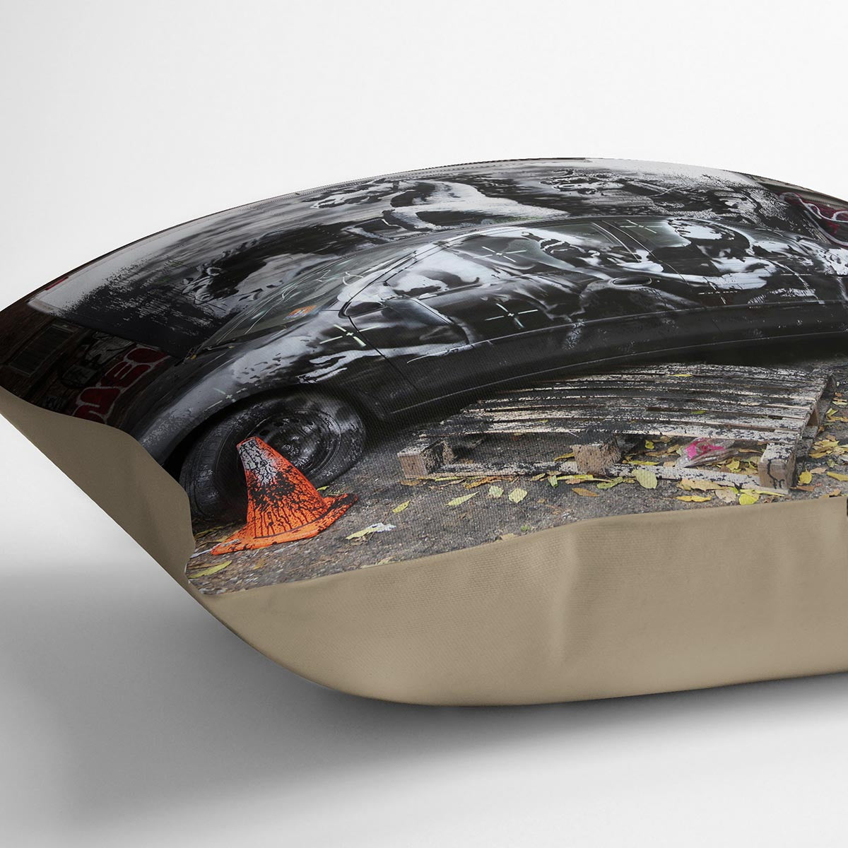 Banksy War Horse Cushion