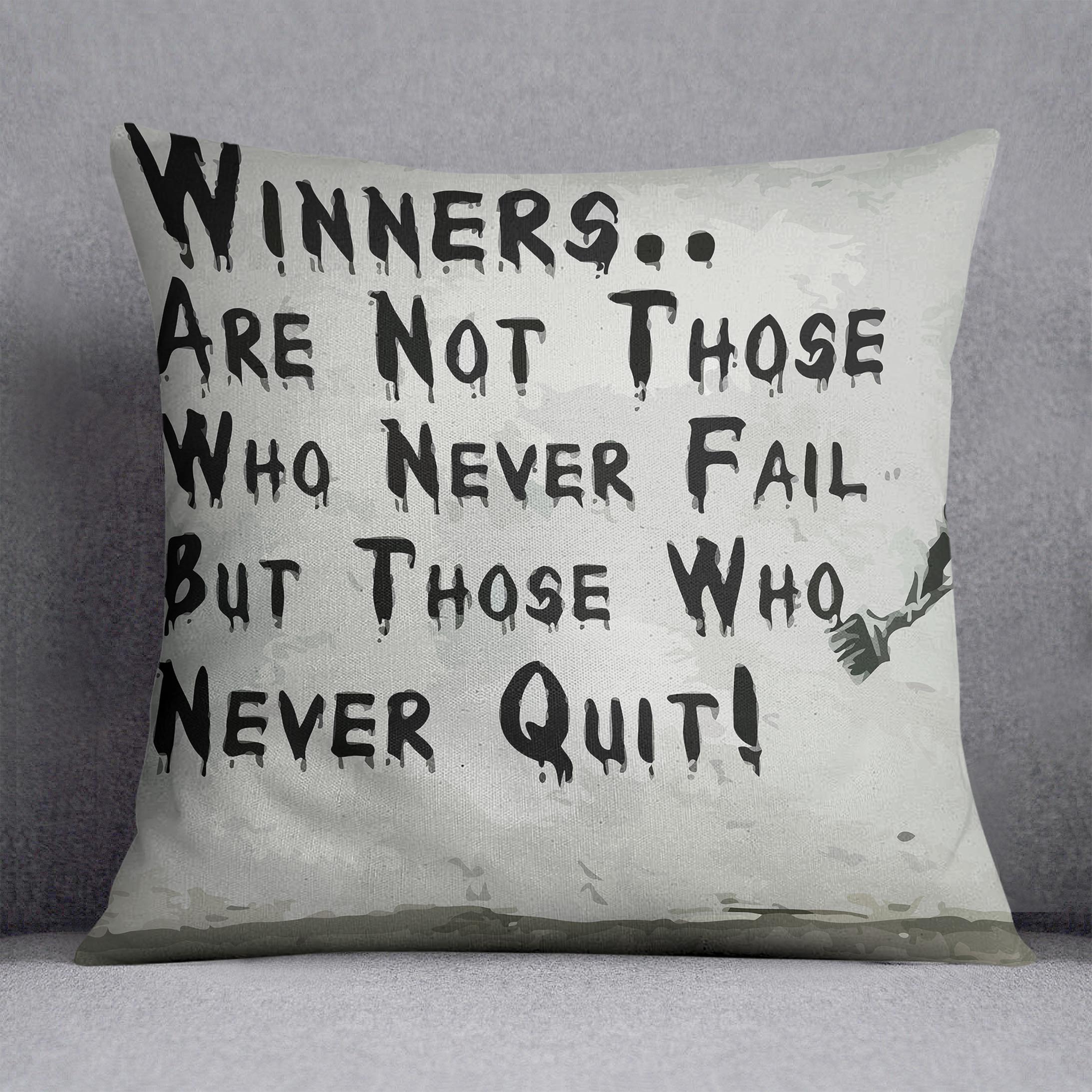 Banksy Winners Are Not Cushion