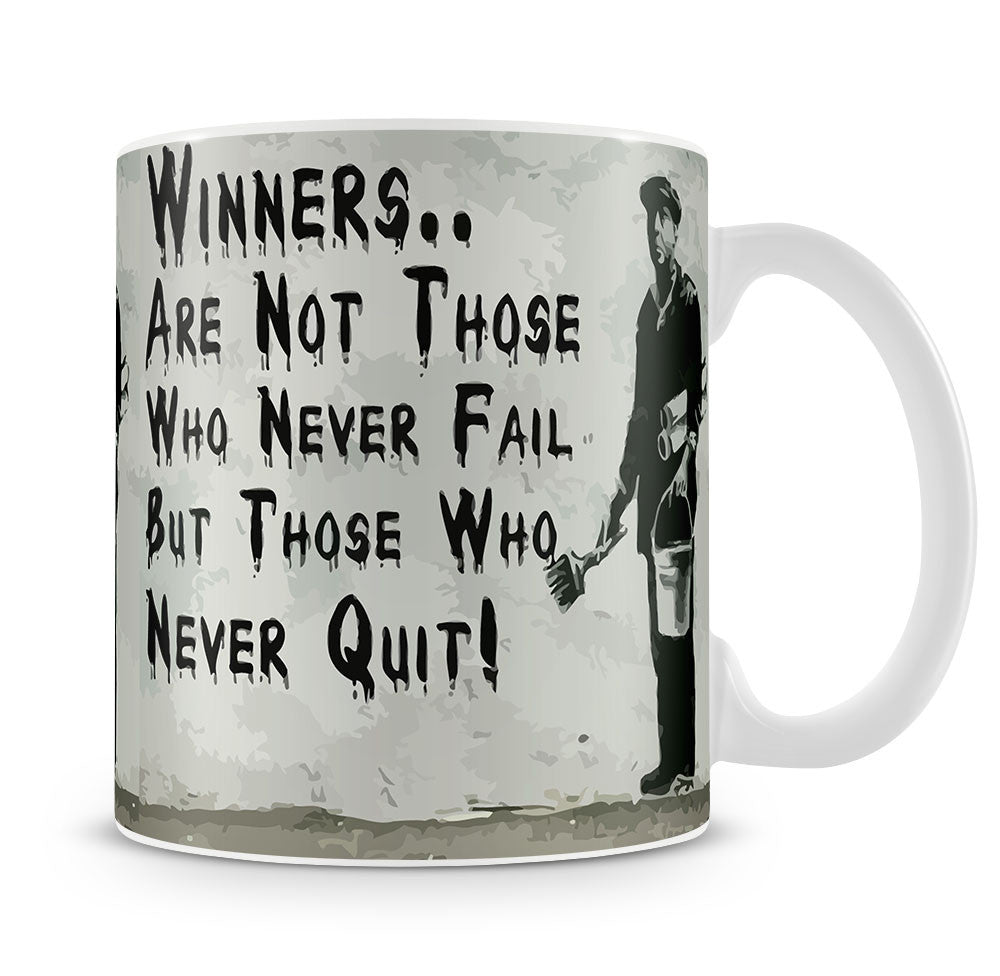 Banksy Winners Are Not Mug - Canvas Art Rocks