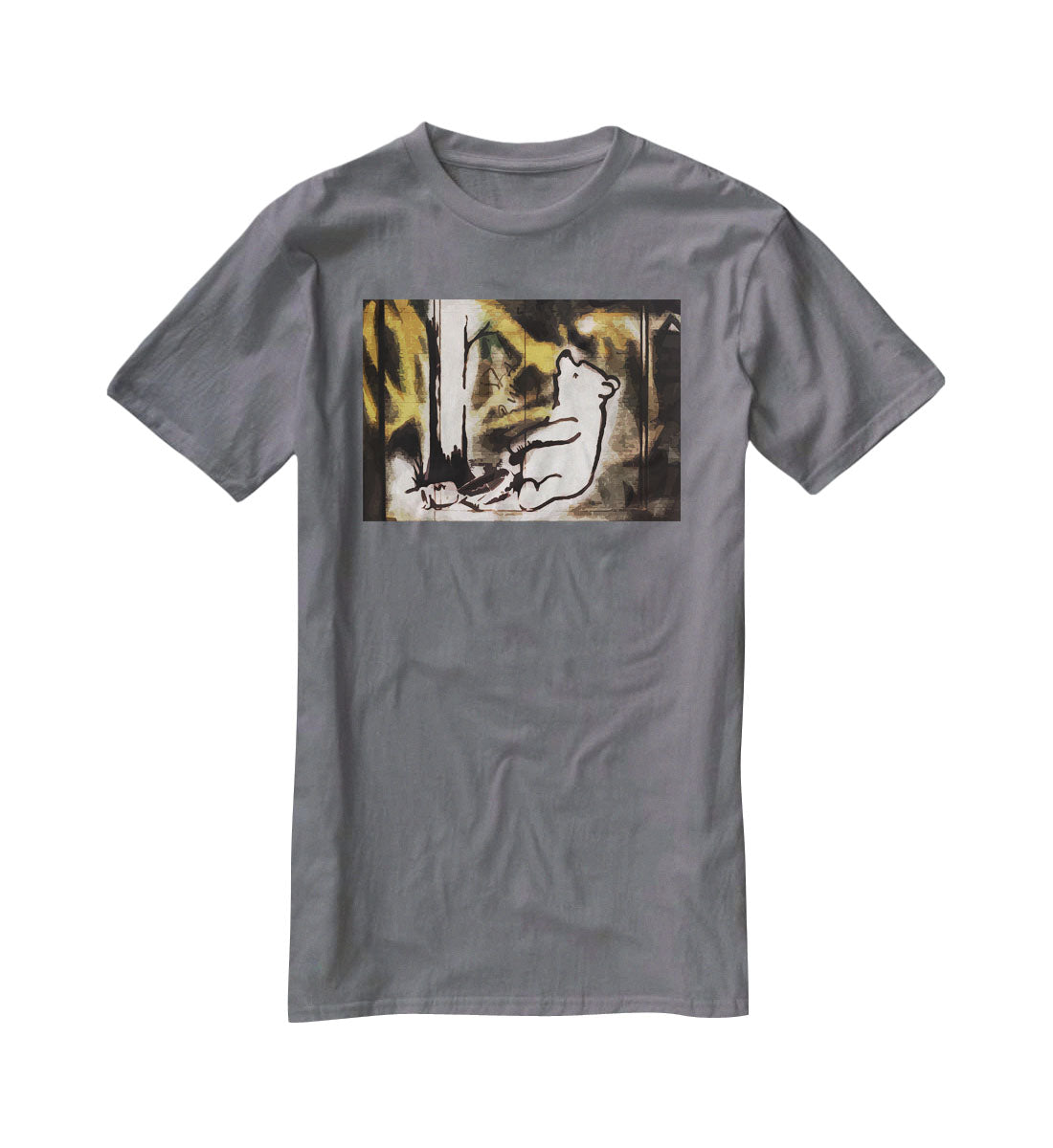 Banksy Winnie the Pooh Bear Trap T-Shirt - Canvas Art Rocks - 3