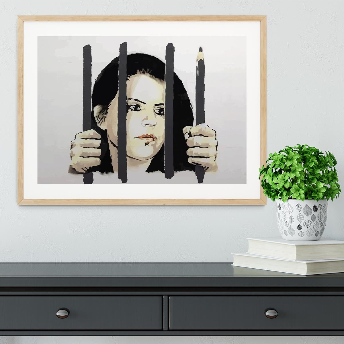 Banksy Zehra Dogan New York Framed Print - Canvas Art Rocks - 3