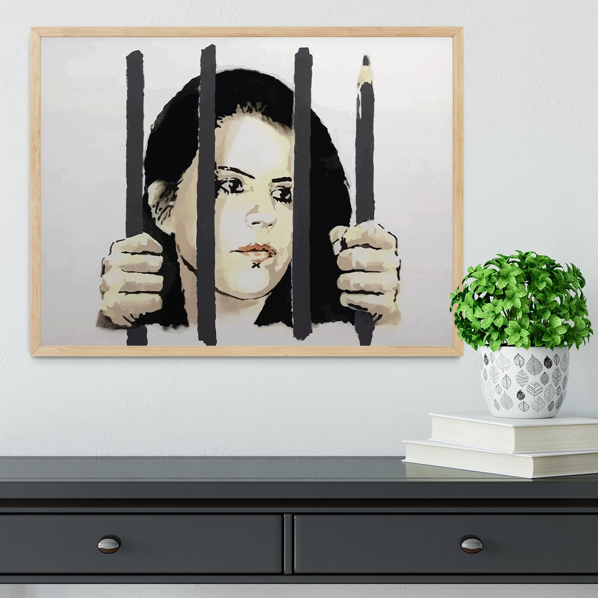 Banksy Zehra Dogan New York Framed Print - Canvas Art Rocks - 4