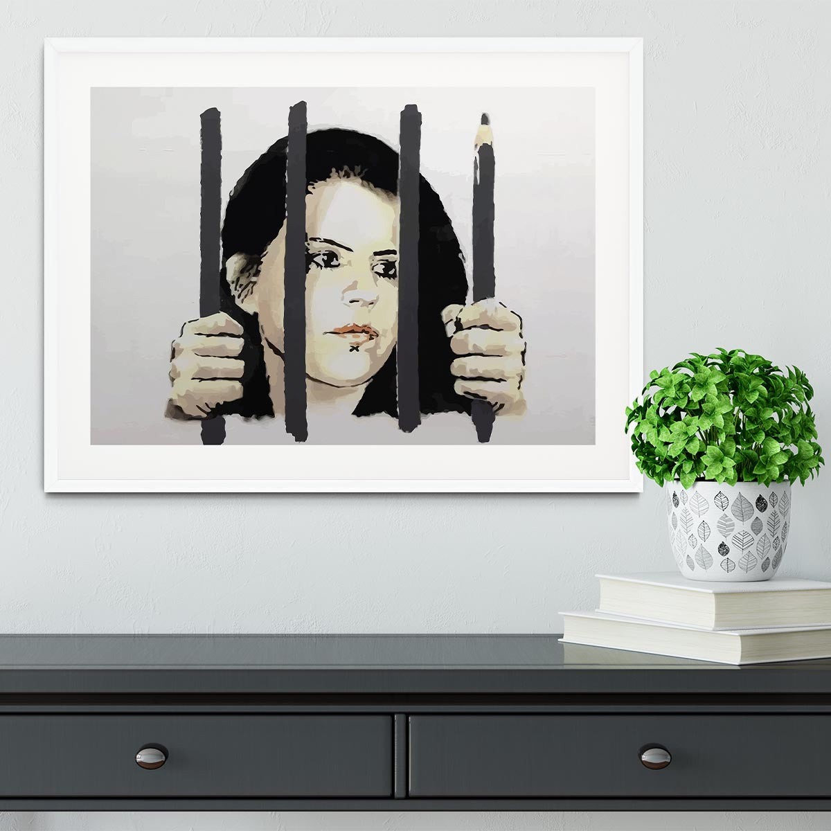 Banksy Zehra Dogan New York Framed Print - Canvas Art Rocks - 5