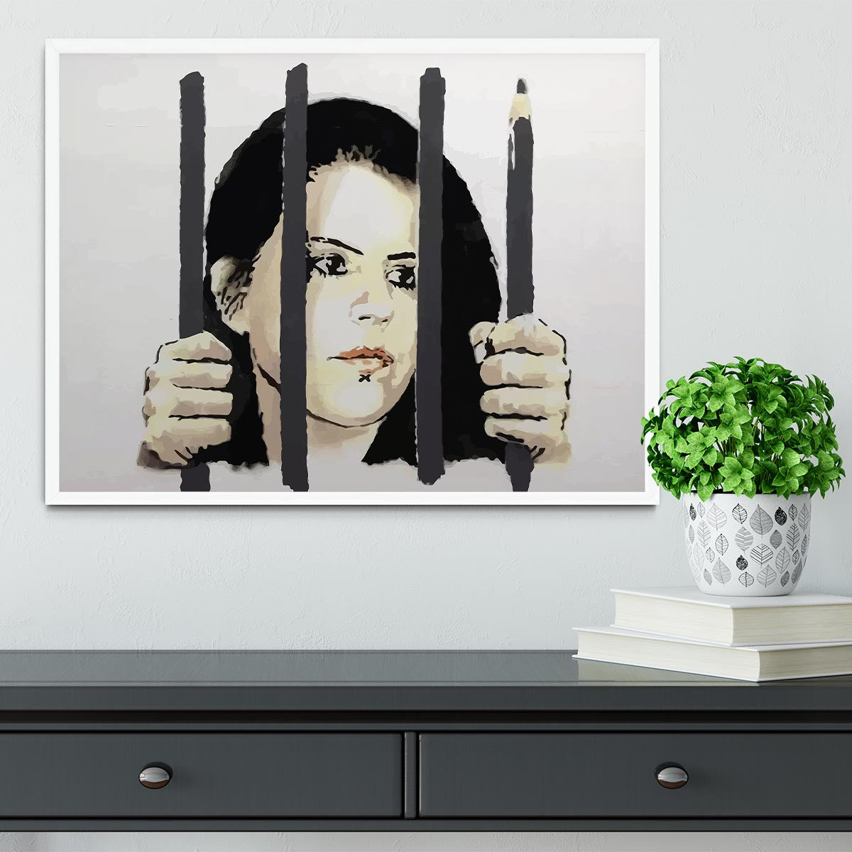 Banksy Zehra Dogan New York Framed Print - Canvas Art Rocks -6