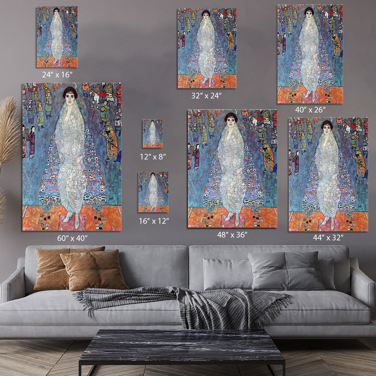 Baroness Elizabeth by Klimt Canvas Print or Poster - Canvas Art Rocks - 7