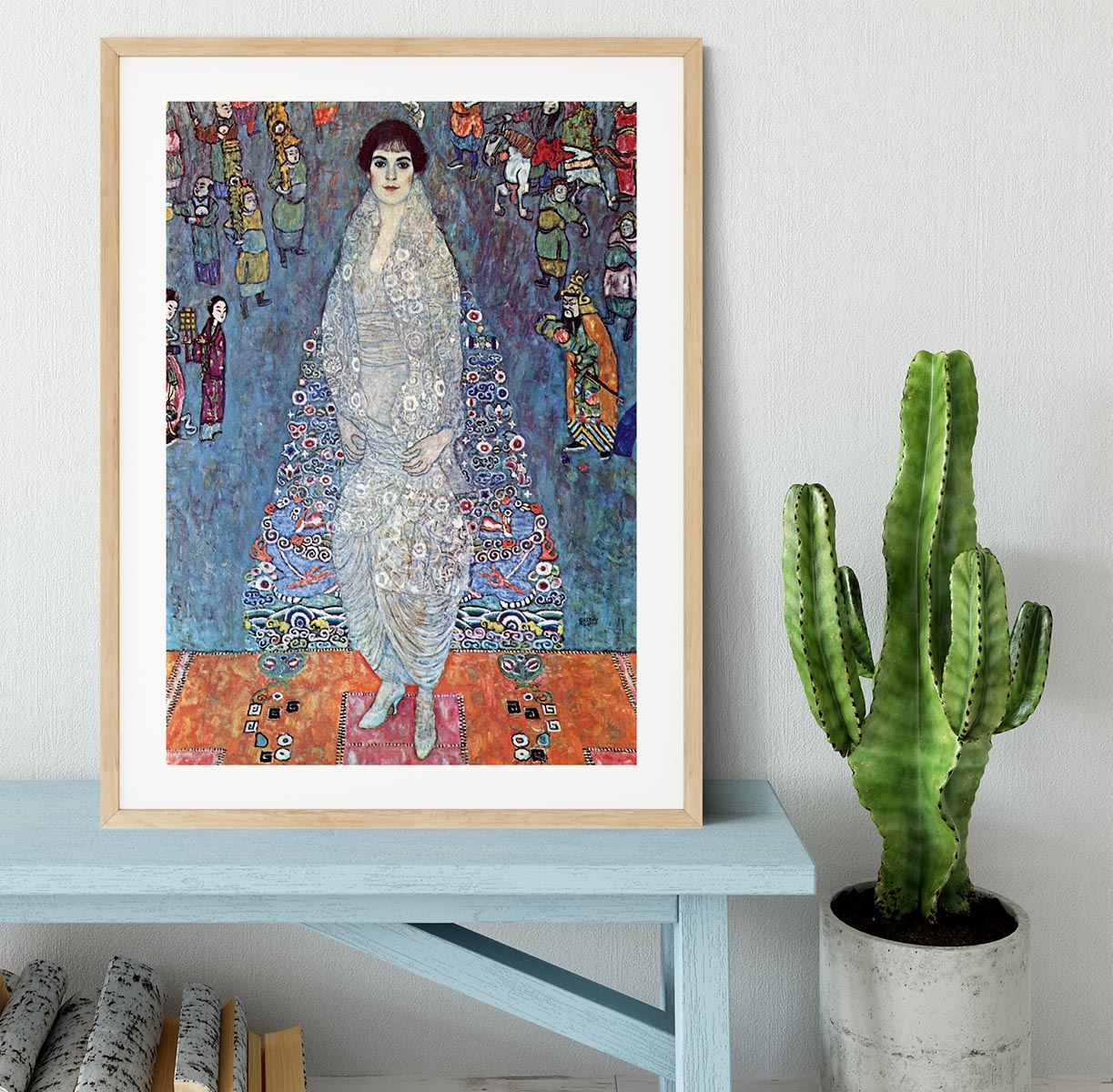 Baroness Elizabeth by Klimt Framed Print - Canvas Art Rocks - 3