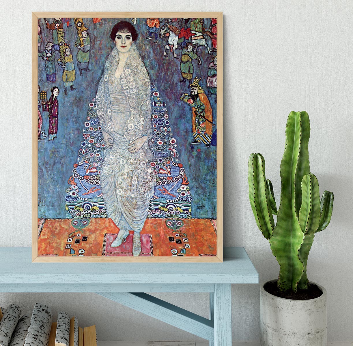 Baroness Elizabeth by Klimt Framed Print - Canvas Art Rocks - 4