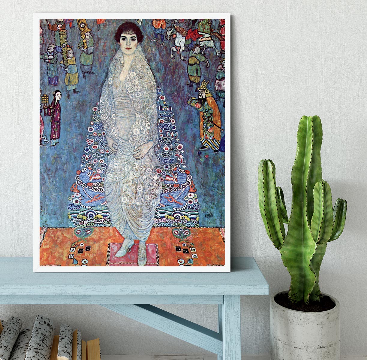 Baroness Elizabeth by Klimt Framed Print - Canvas Art Rocks -6