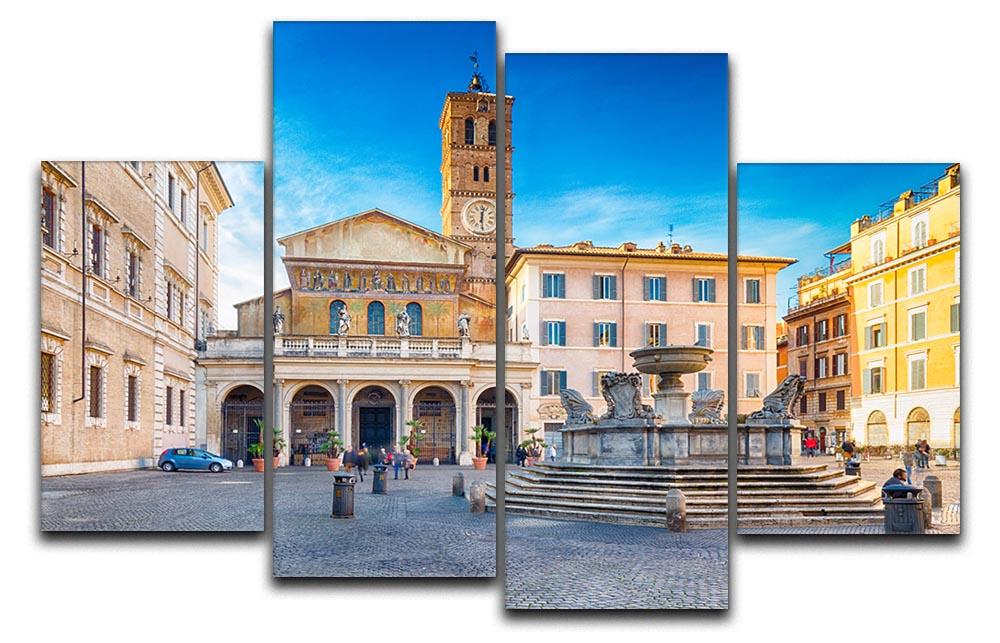 Basilica of Saint Mary in Rome 4 Split Panel Canvas - Canvas Art Rocks - 1