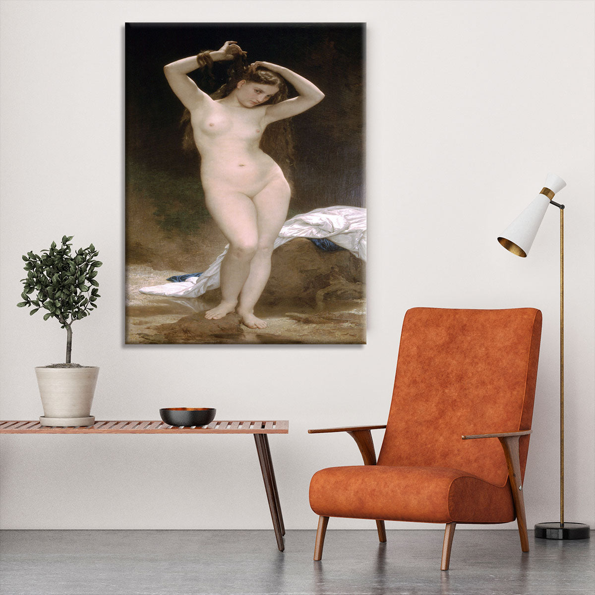 Bather By Bouguereau Canvas Print or Poster - Canvas Art Rocks - 6