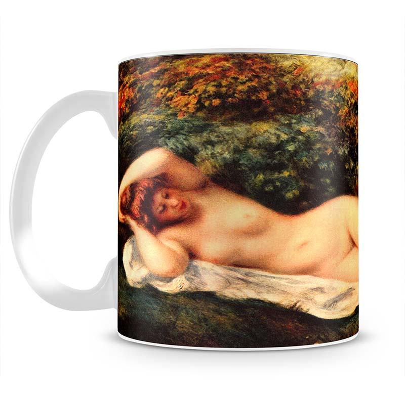 Bathing sleeping the baker by Renoir Mug - Canvas Art Rocks - 2