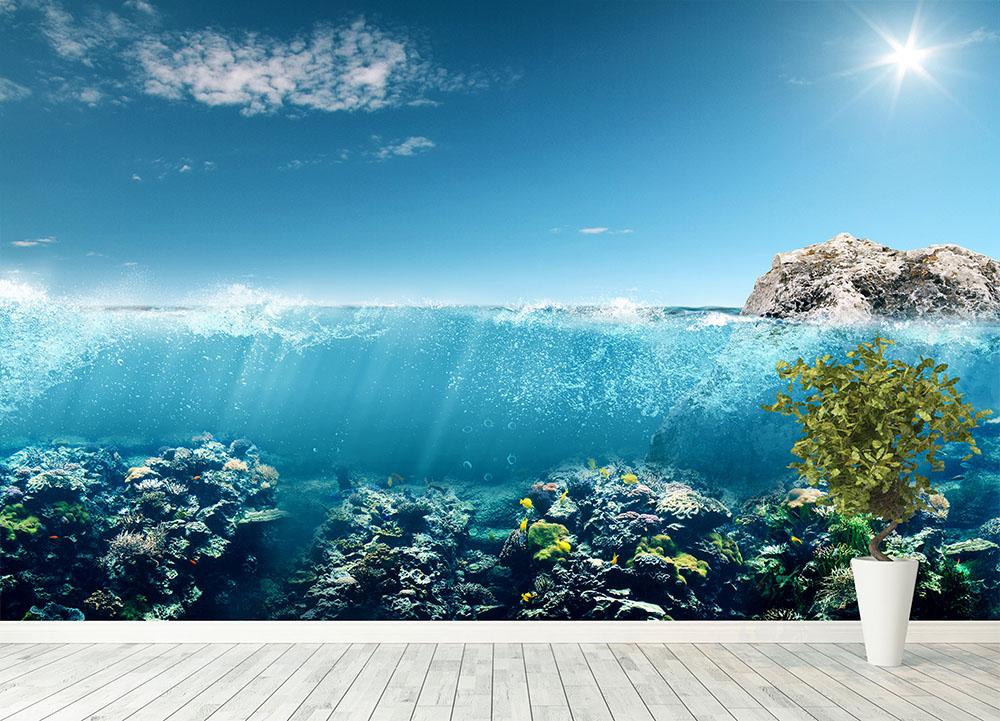 Beautiful underwater australia Wall Mural Wallpaper - Canvas Art Rocks - 4
