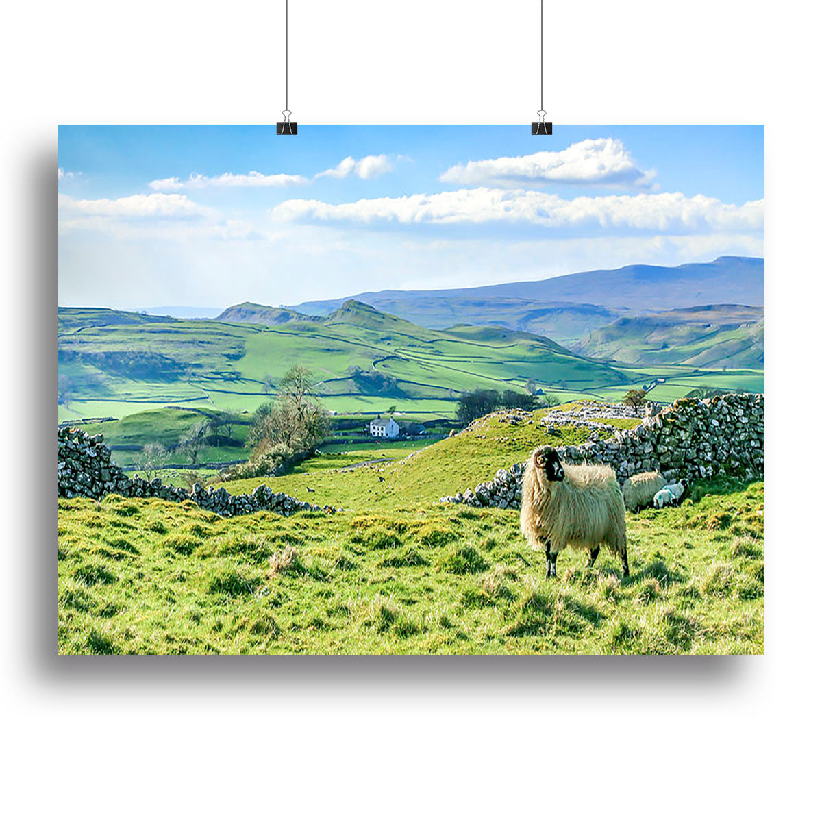 Beautiful yorkshire dales landscape Canvas Print or Poster - Canvas Art Rocks - 2