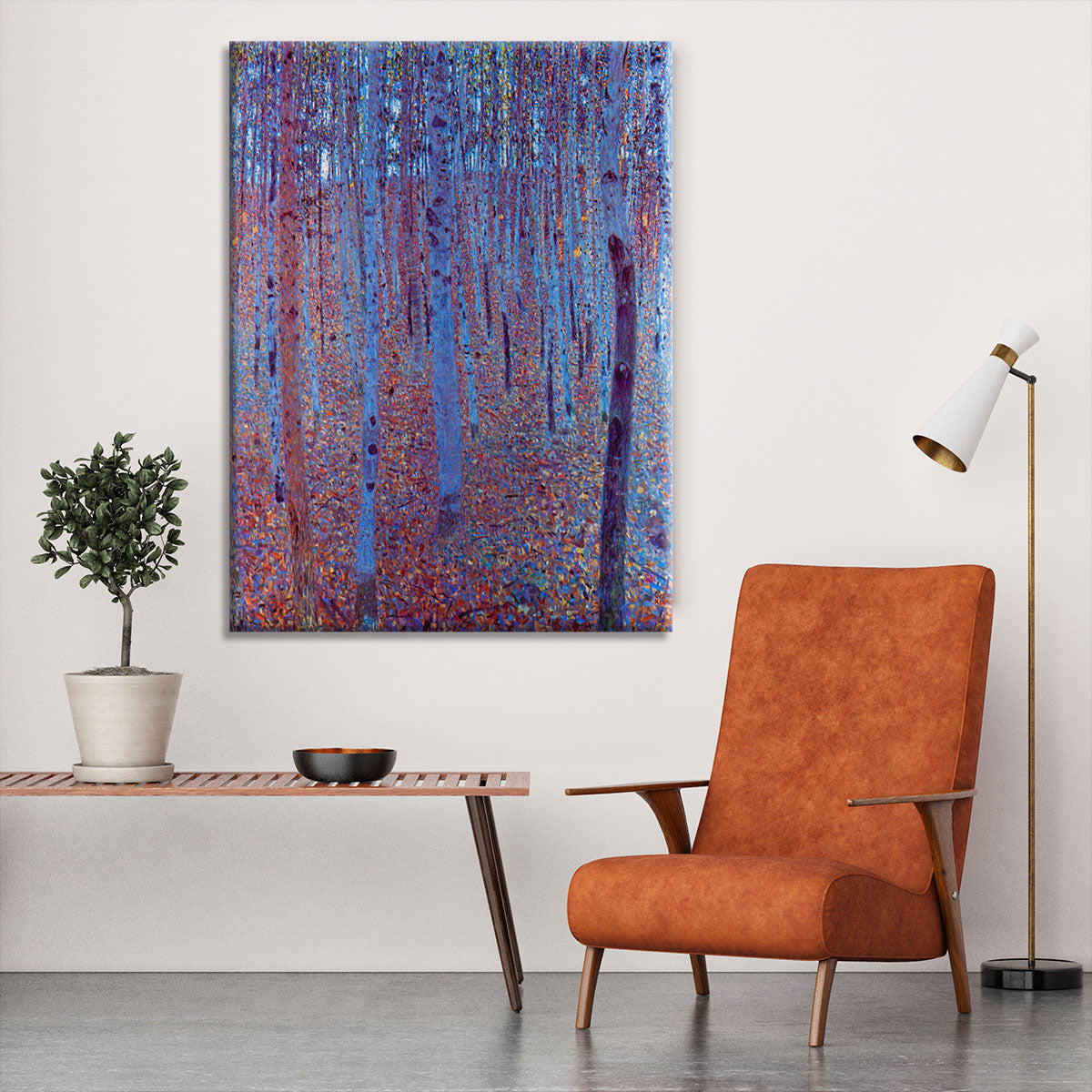 Beech Forest by Klimt Canvas Print or Poster - Canvas Art Rocks - 6