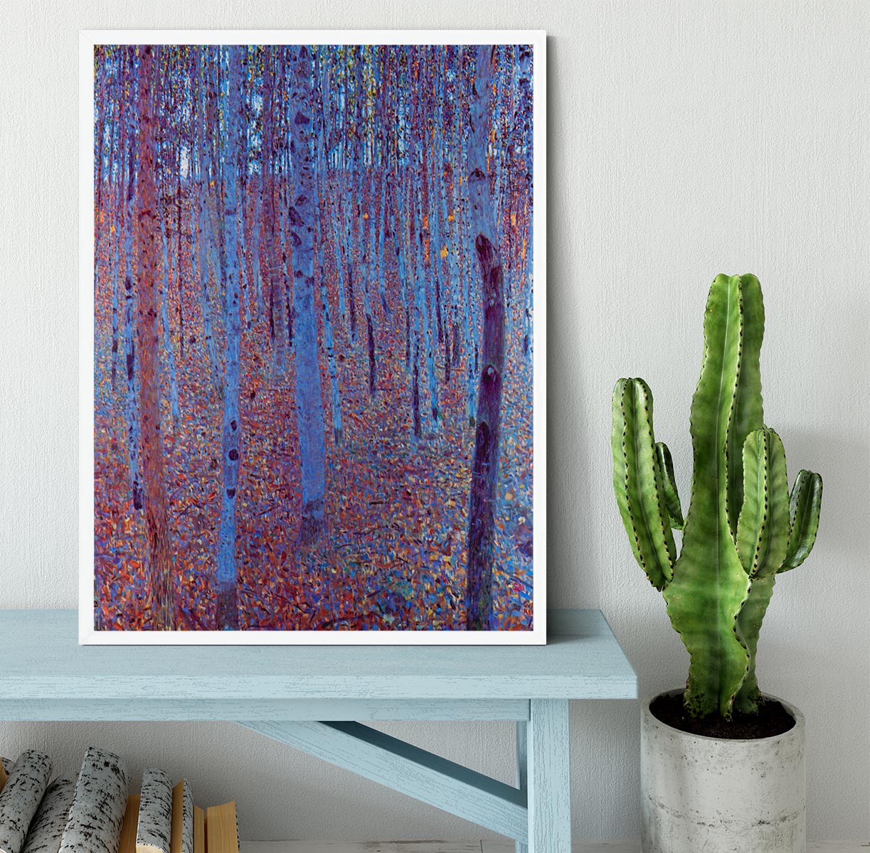 Beech Forest by Klimt Framed Print - Canvas Art Rocks -6