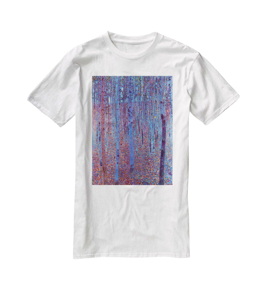 Beech Forest by Klimt T-Shirt - Canvas Art Rocks - 5