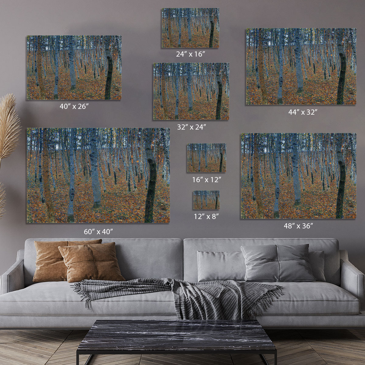 Beech Grove I by Klimt Canvas Print or Poster - Canvas Art Rocks - 7