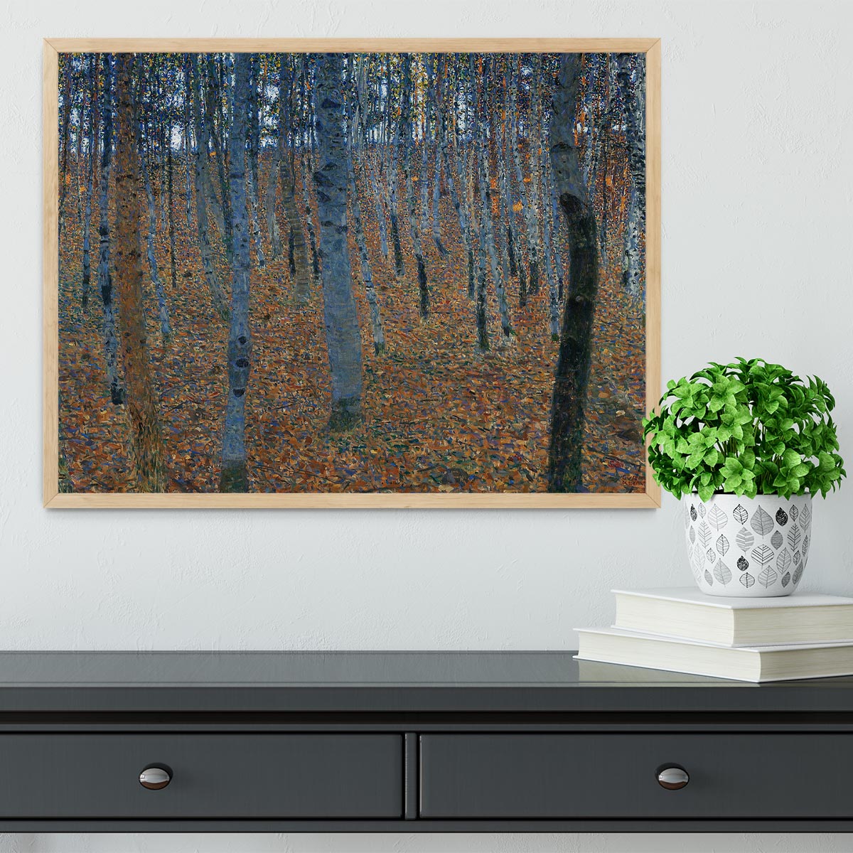 Beech Grove I by Klimt Framed Print - Canvas Art Rocks - 4
