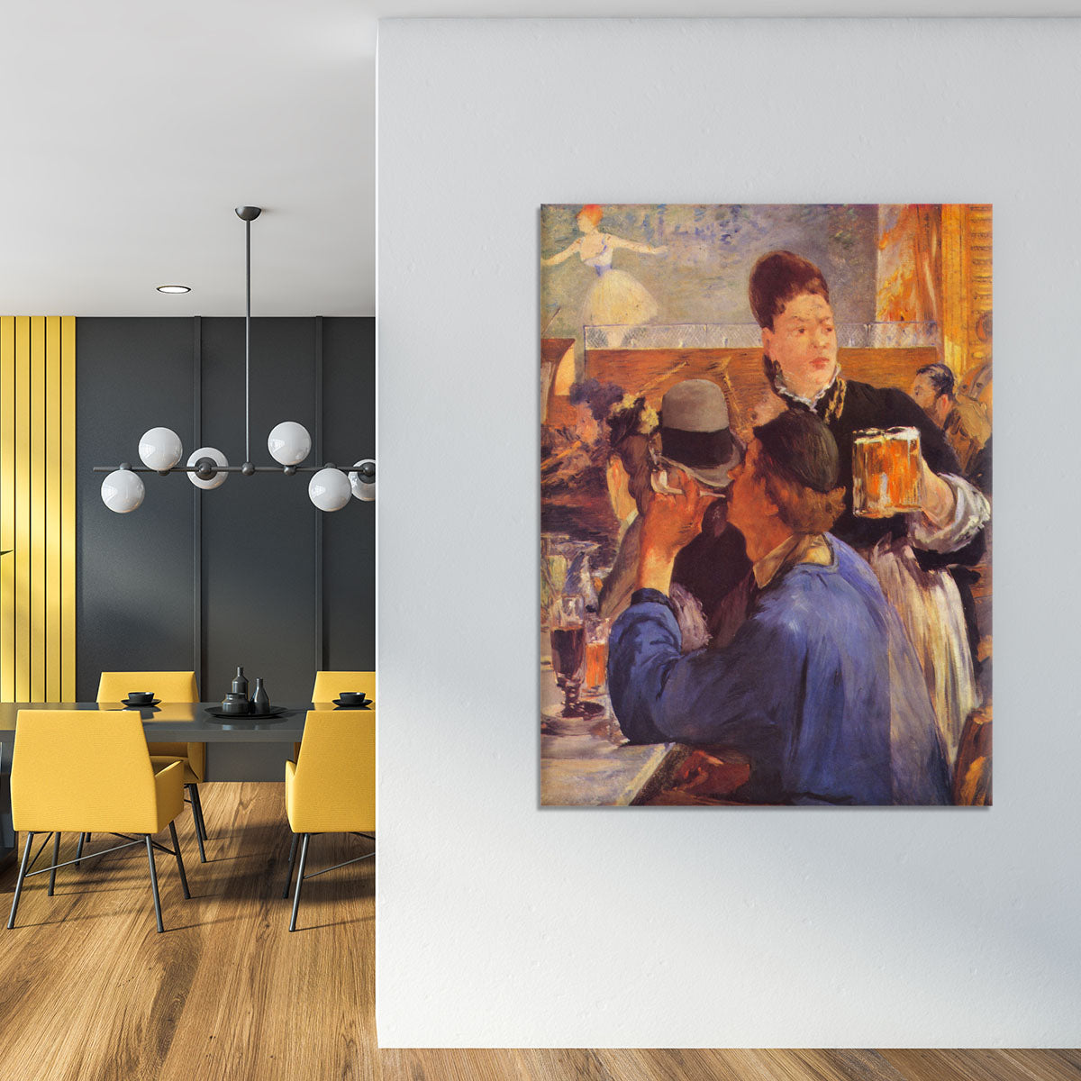 Beer Waitress by Manet Canvas Print or Poster - Canvas Art Rocks - 4