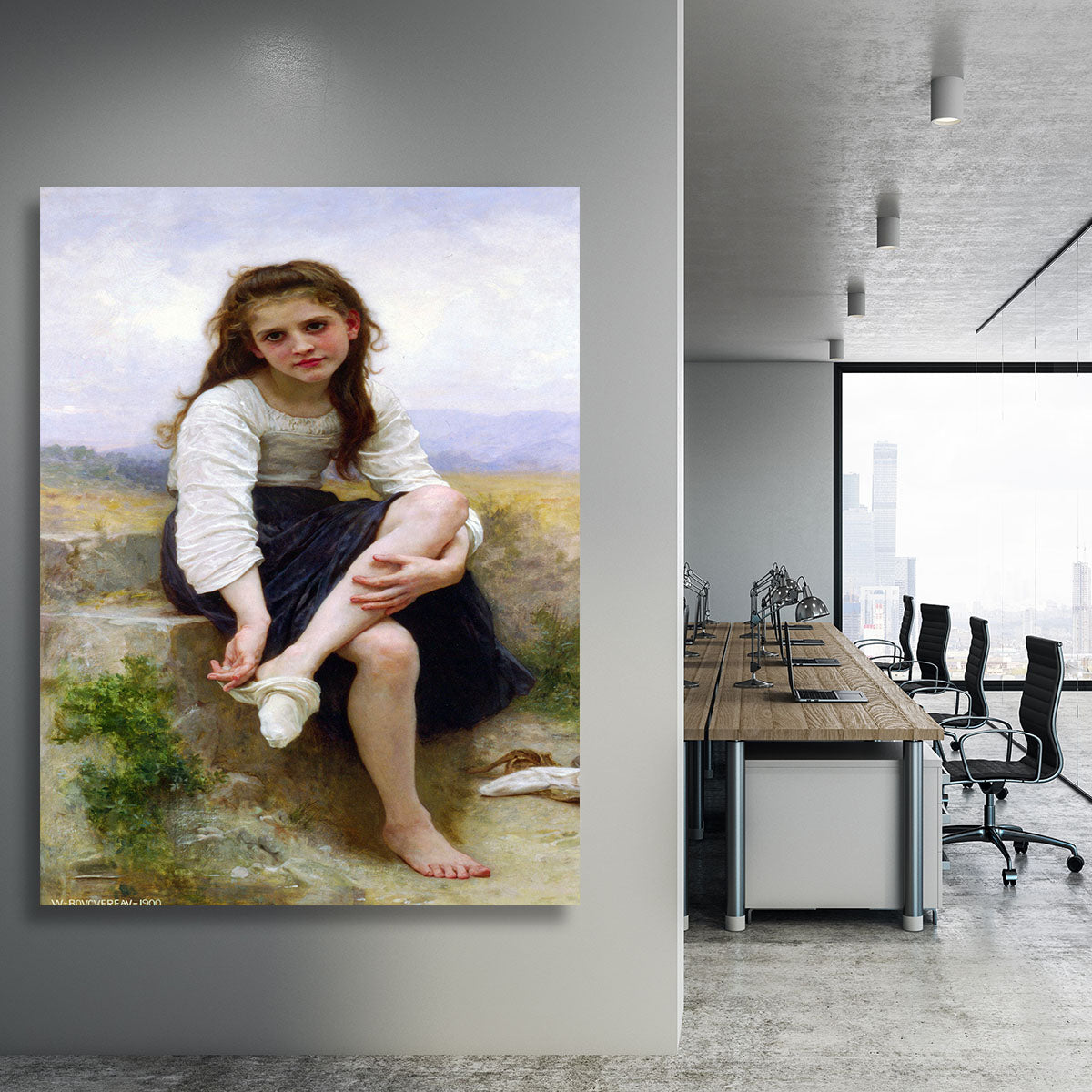 Before The Bath By Bouguereau Canvas Print or Poster - Canvas Art Rocks - 3