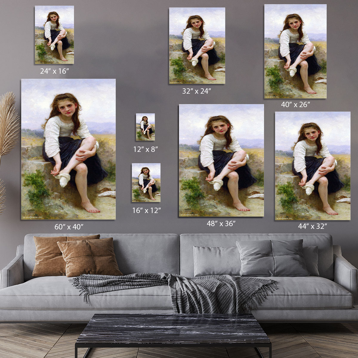 Before The Bath By Bouguereau Canvas Print or Poster - Canvas Art Rocks - 7