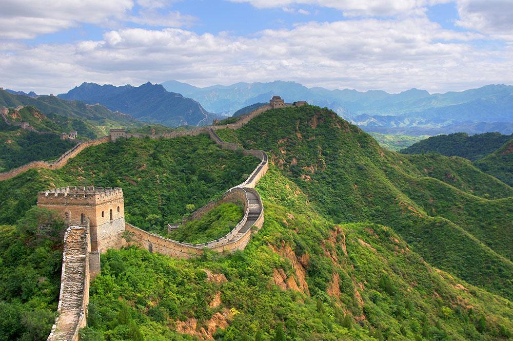 Beijing Great Wall of China Wall Mural Wallpaper - Canvas Art Rocks - 1