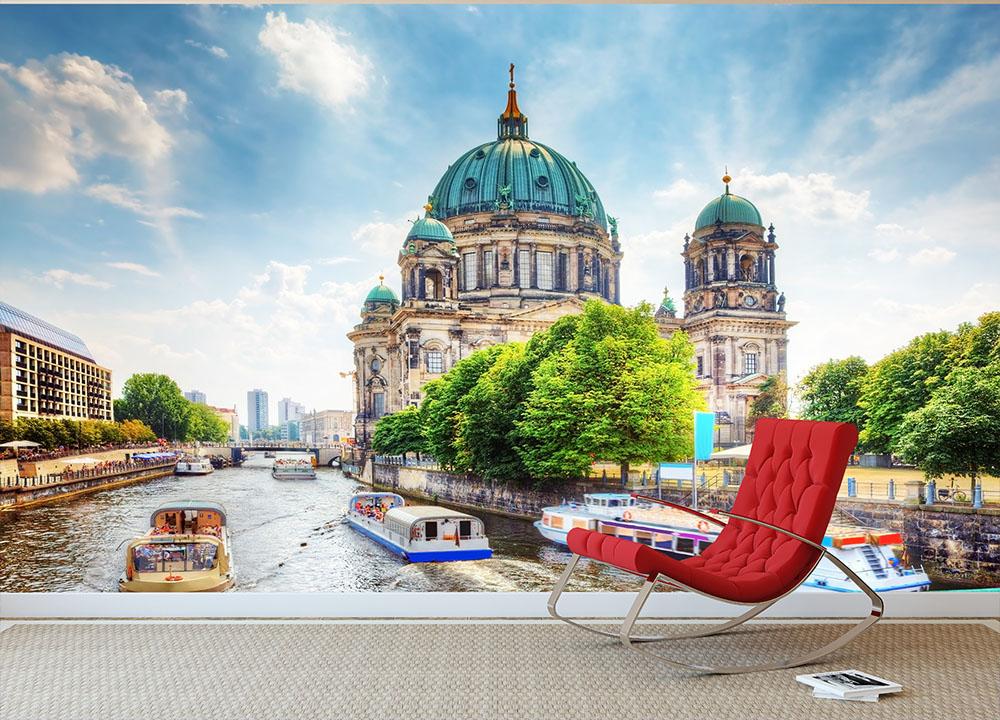 Berlin Cathedral Berliner Dom Wall Mural Wallpaper - Canvas Art Rocks - 2