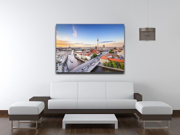 Berlin skyline on the Spree River Canvas Print or Poster - Canvas Art Rocks - 4