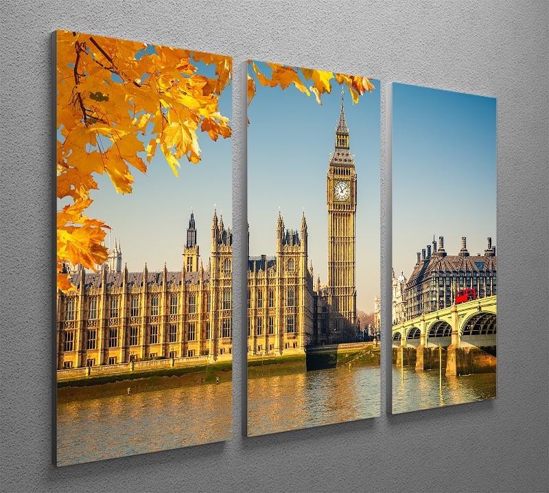 Big Ben 3 Split Panel Canvas Print - Canvas Art Rocks - 2