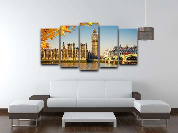 Big Ben 5 Split Panel Canvas - Canvas Art Rocks - 3