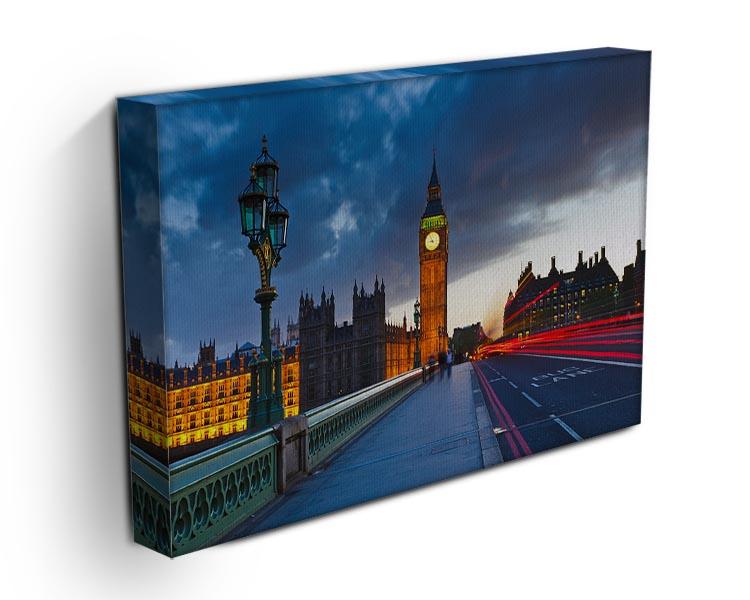 Big Ben at night London Canvas Print or Poster - Canvas Art Rocks - 3