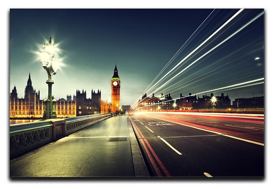 Big Ben from Westminster Bridge Canvas Print or Poster  - Canvas Art Rocks - 1
