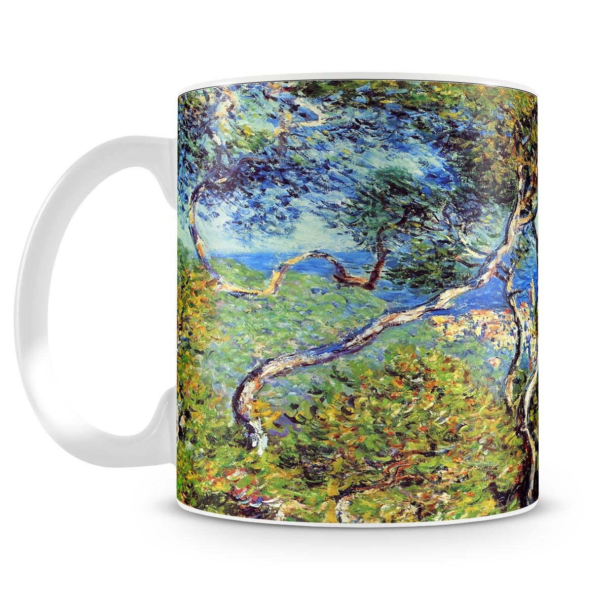 Bordighera by Monet Mug - Canvas Art Rocks - 4