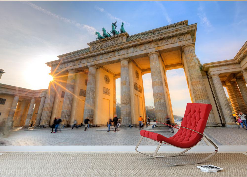 Brandenburg gate Wall Mural Wallpaper - Canvas Art Rocks - 2