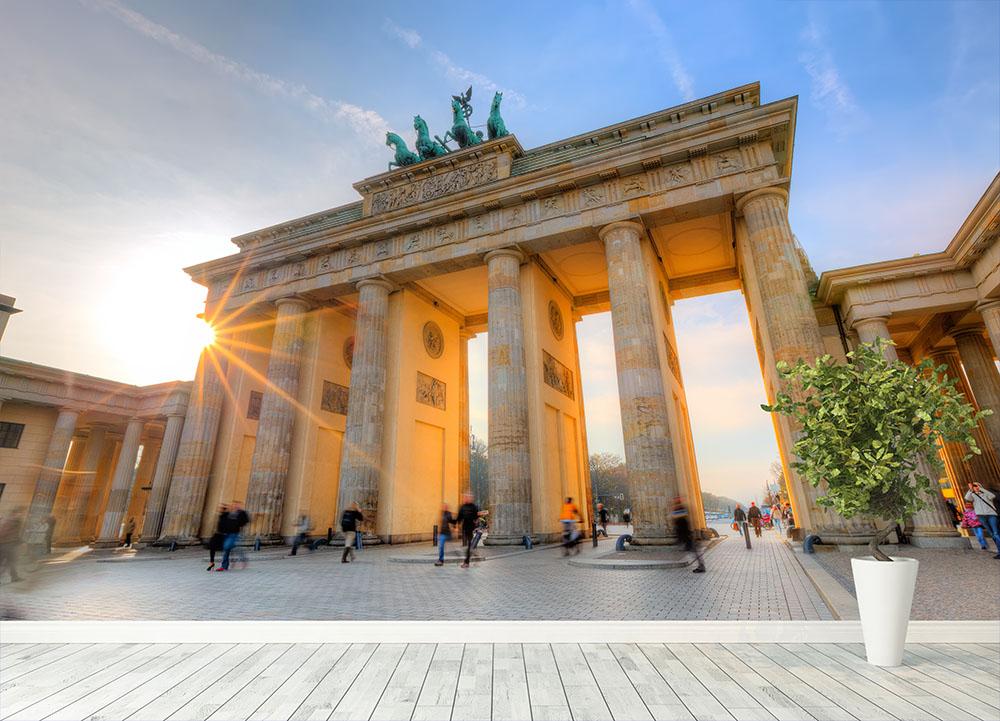 Brandenburg gate Wall Mural Wallpaper - Canvas Art Rocks - 4