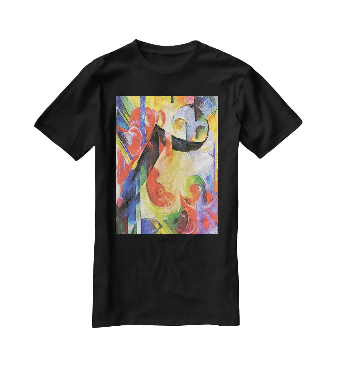 Broken Forms by Franz Marc T-Shirt - Canvas Art Rocks - 1