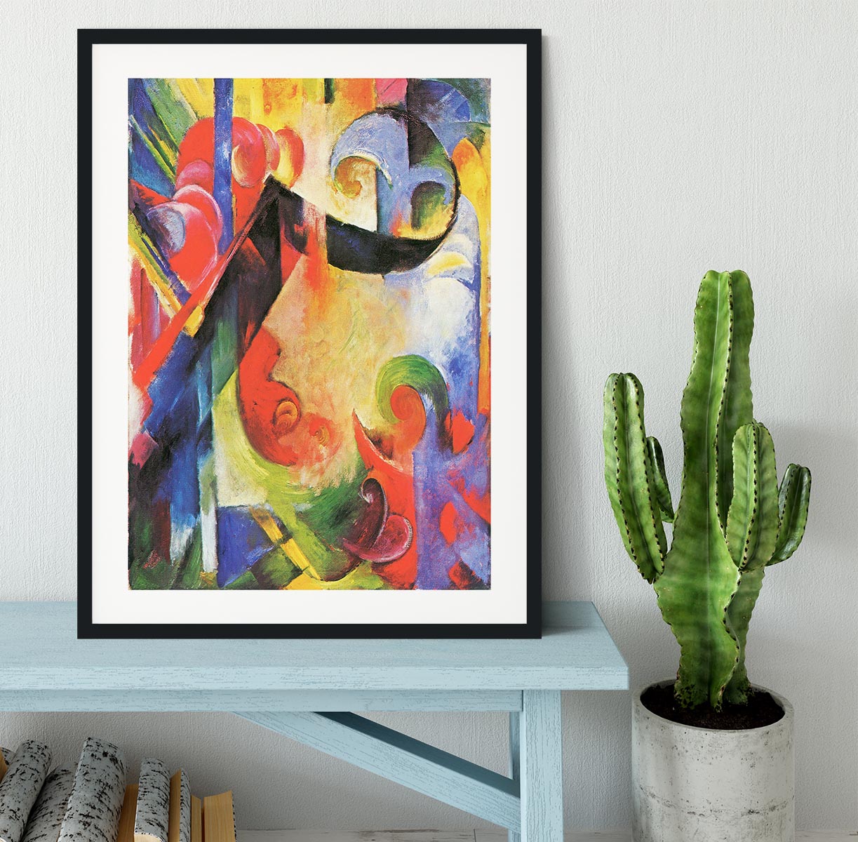 Broken Forms by Franz Marc Framed Print - Canvas Art Rocks - 1